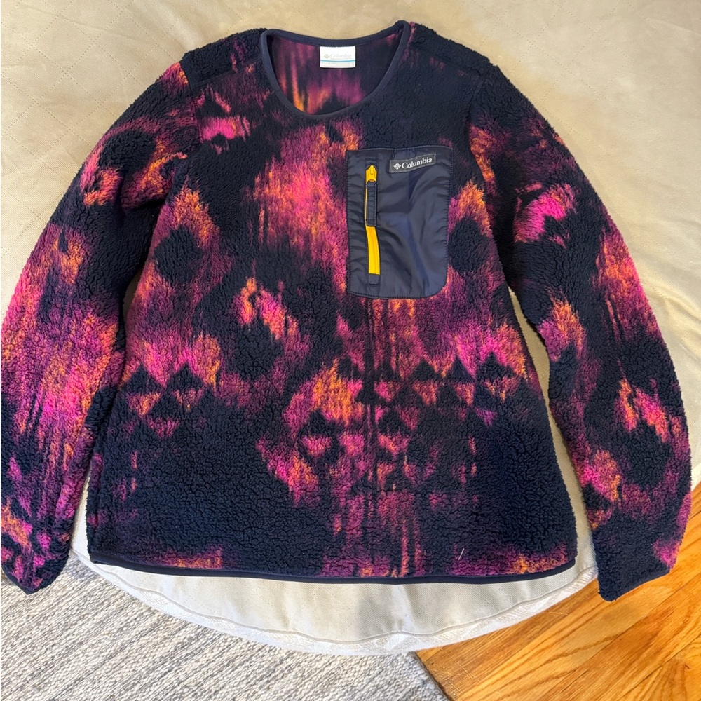 Columbia pullover fleece women’s size small like new!
